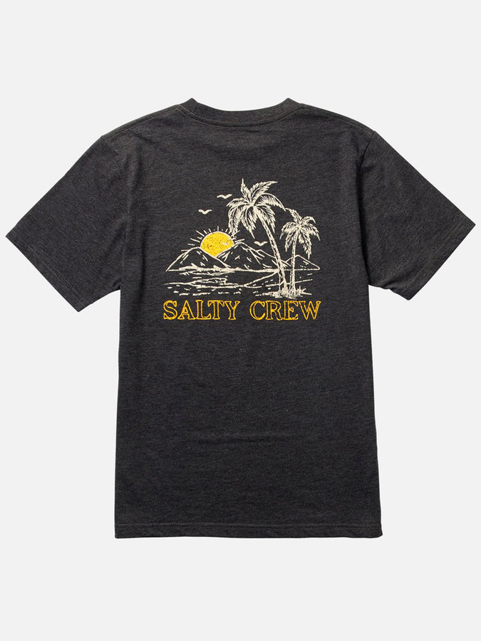 Salty Crew Unwind Short Sleeve T-Shirt Summer 2024 | CHARCOAL HEATHER