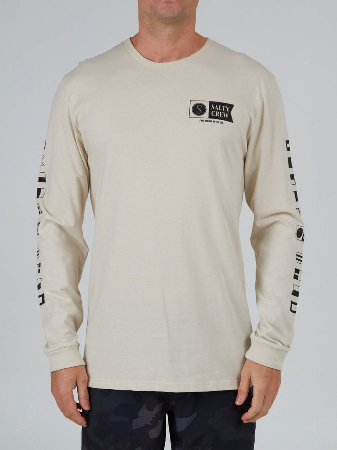 Salty Crew Alpha Premium Long Sleeve T-Shirt Summer 2024 | BONE