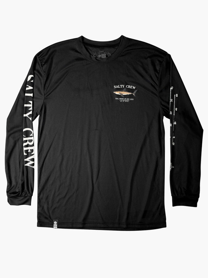 Salty Crew Bruce Sunshirt Long Sleeve T-Shirt Summer 2024 | BLACK
