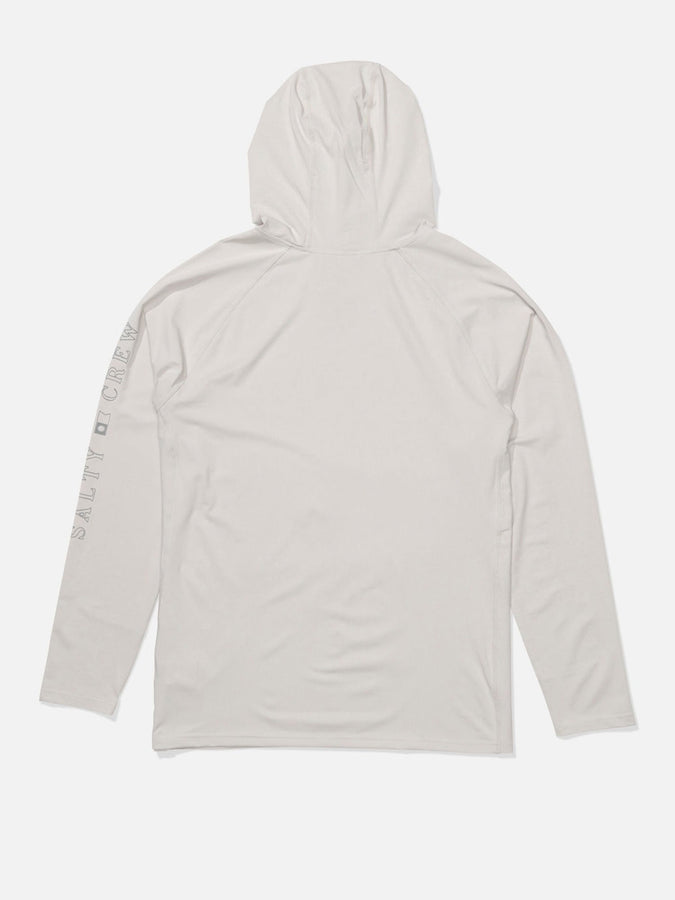 Salty Crew Apex Perforated Long Sleeve Rashguard Spring 2026 | LIGHT GREY