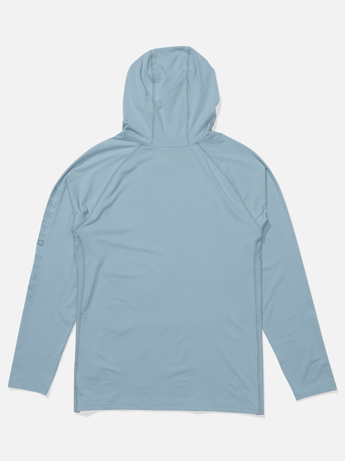 Salty Crew Apex Perforated Long Sleeve Rashguard Spring 2026 | MINERAL BLUE