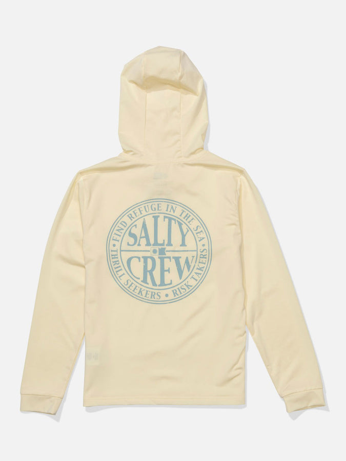 Salty Crew Global Hood Long Sleeve Rashguard Spring 2026 | CHARTREUSE