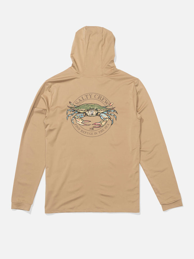 Salty Crew Jimmy Hooded Long Sleeve Rahsguard Spring 2026 | KHAKI