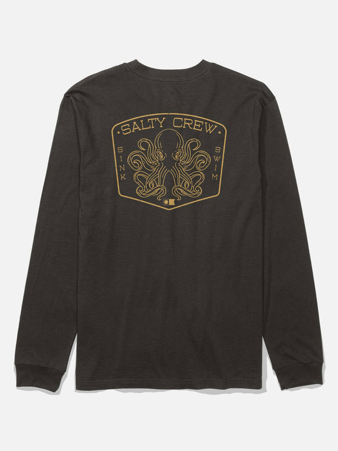 Salty Crew Tako Club Long Sleeve T-Shirt Spring 2026 | BLACK