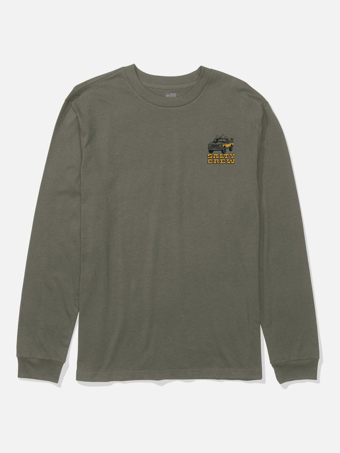 Salty Crew Truck Stop Long Sleeve T-Shirt | DUSTY OLIVE