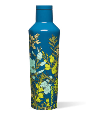Corkcicle Wildflower 16oz Blue Canteen