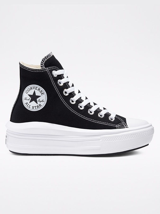 Converse Chuck Taylor All Star Move Platform Hi Black Shoes | BLACK/NATURAL IVORY/WHITE
