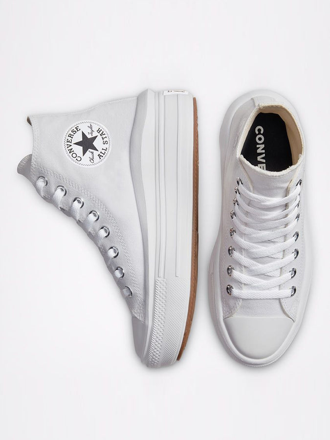 Converse Chuck Taylor All Star Move Platform Hi White Shoes | WHITE/NATURAL IVORY/BLACK