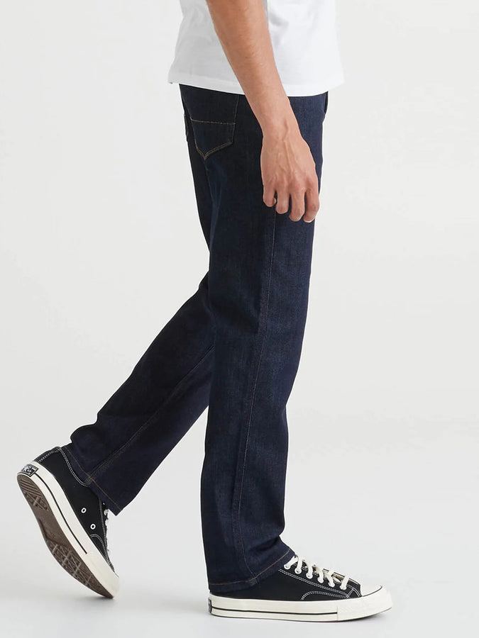 Duer Performance Denim Athletic Straight Heritage Rinse Jeans | HERITAGE RINSE