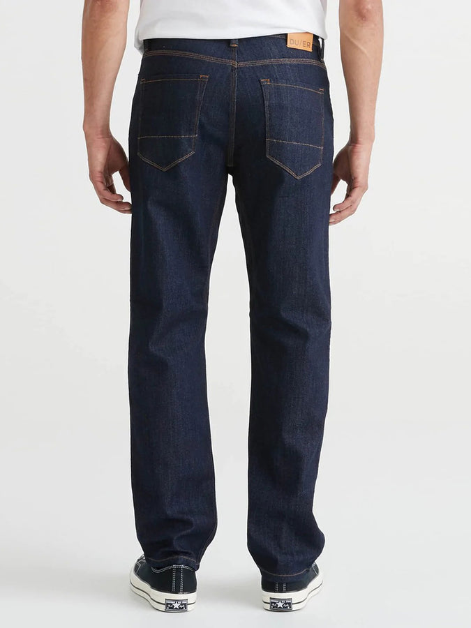 Duer Performance Denim Athletic Straight Heritage Rinse Jeans | HERITAGE RINSE