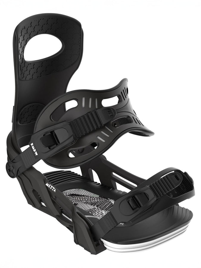 Bent Metal Metta Snowboard Bindings 2026 | BLACK