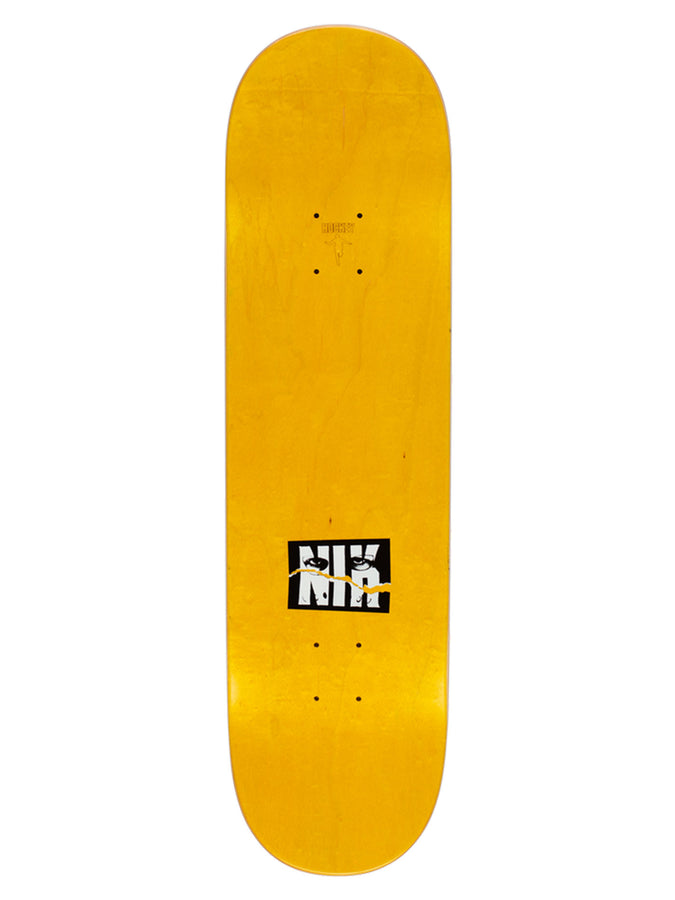 Hockey Nik Stain God Of Suffer 3 8.25'' 8.44 Skateboard Deck | SILVER