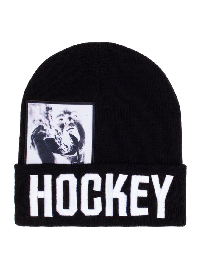 Hockey Serious Warning Beanie | BLACK