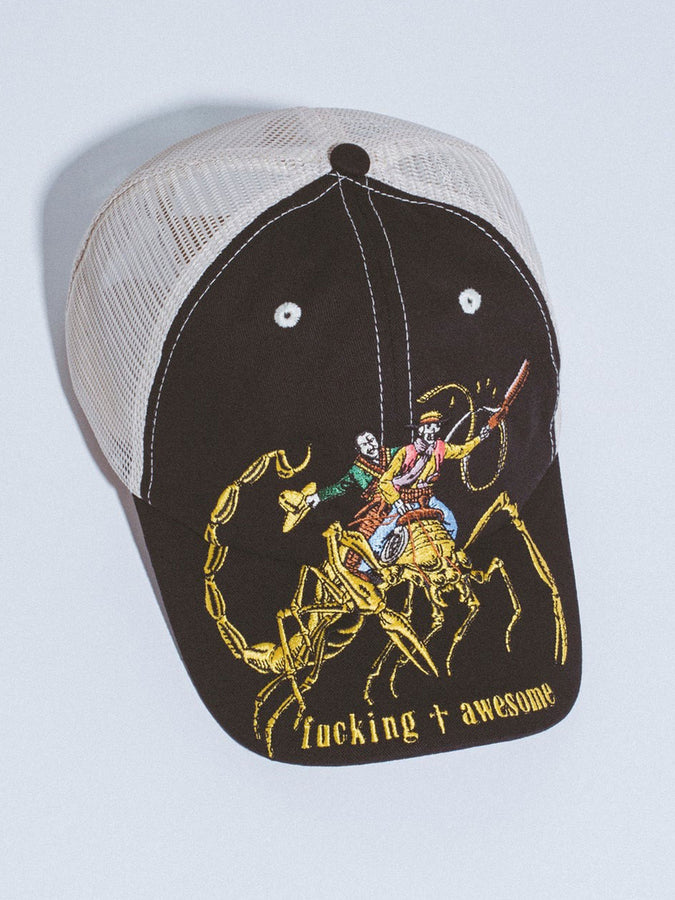 Fucking Awesome Scorpion Mesh Trucker Hat | BLACK