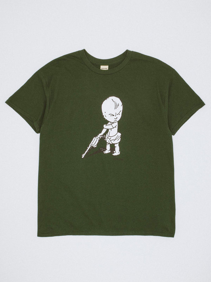 Fucking Awesome Gun Baby T-Shirt Spring 2026 | FOREST GREEN