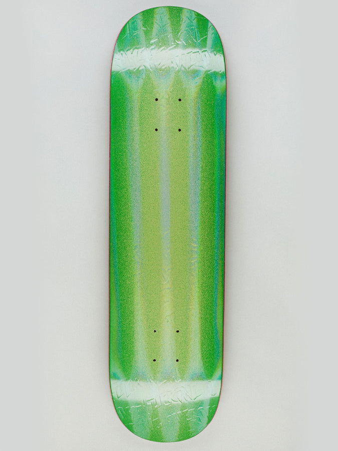 Fucking Awesome Neon Green Stamp Embossed 8.5 Skateboard Deck | GREEN