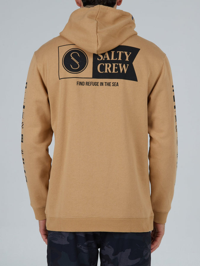 Salty Crew Alpha Hoodie Spring 2024 | SANDSTONE