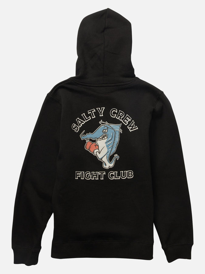 Salty Crew Fight Club Hoodie Summer 2024 | BLACK