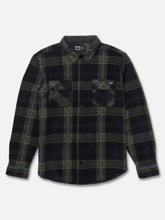 Salty Crew Swellter Polar L/S Buttondown Shirt Holiday 2025 | PHANTOM
