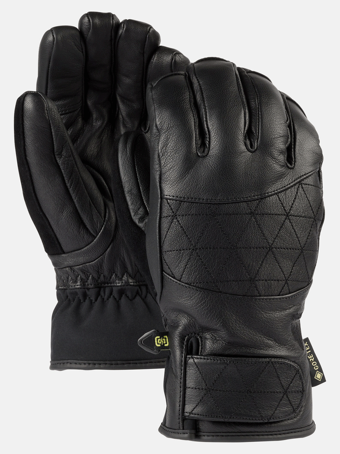 Burton GORE-TEX Gondy Women Leather Gloves Winter 2024 | TRUE BLACK (001)