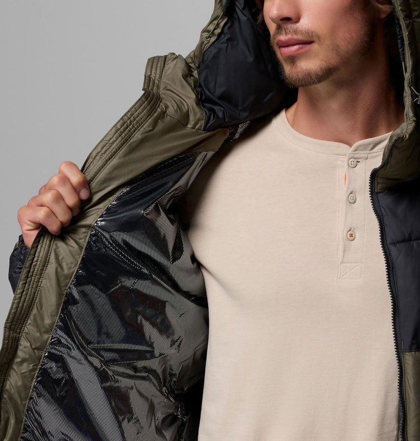 Columbia Pike Lake II Hooded 2027 – Insulated Jacket | STONE GREEN/SHARK (399)