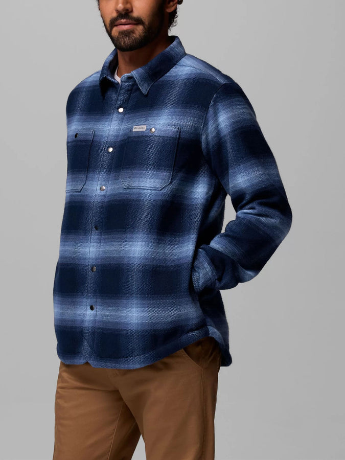 Columbia Windward II Shirt Jacket Fall 2025 | COLLGIATE NVY/BLRRD OMBRE(464)