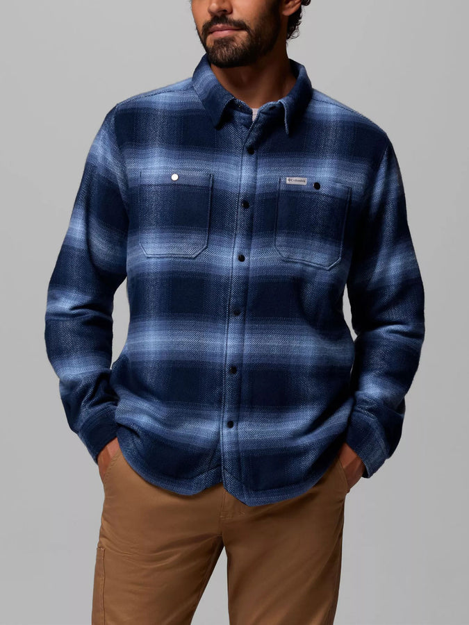 Columbia Windward II Shirt Jacket Fall 2025 | COLLGIATE NVY/BLRRD OMBRE(464)