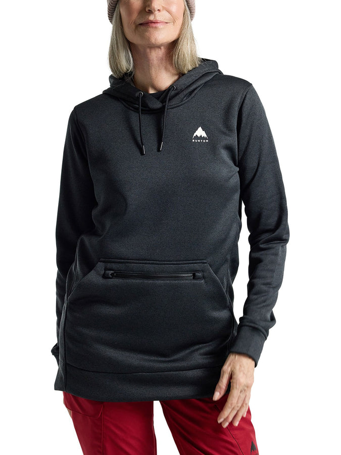 Burton Oak Long Hoodie Winter 2026 | TRUE BLACK HEATHER (001)