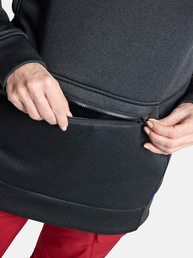 Burton Oak Long Hoodie Winter 2026 | TRUE BLACK HEATHER (001)