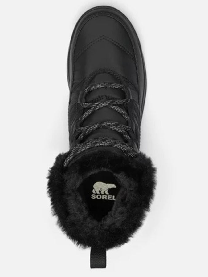 Sorel Whitney II Plus Waterproof Lace Boot Winter 2025 | BLACK/QUARRY (010)