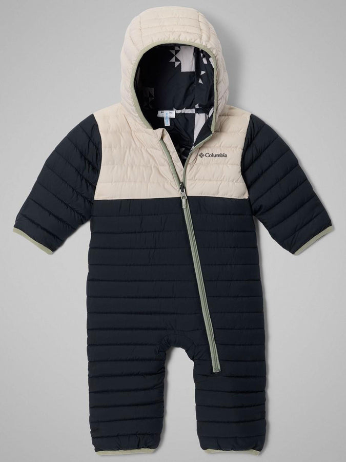 Columbia Powder Lite II Reversible Bunting One Piece Fall 26 | BLACK/DARK STONE/SAFARI (010)