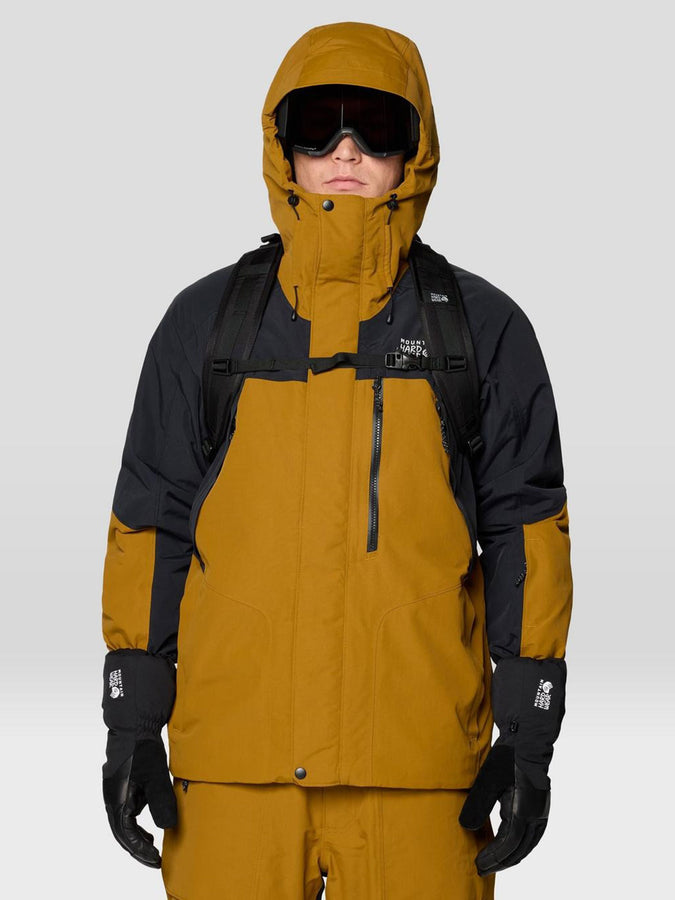 Mountain Hardwear First Tracks Insulated Jacket Winter 2026 | OLIVE GOLD/BLACK (255)