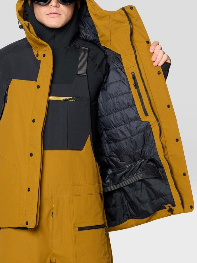 Mountain Hardwear First Tracks Insulated Jacket Winter 2026 | OLIVE GOLD/BLACK (255)