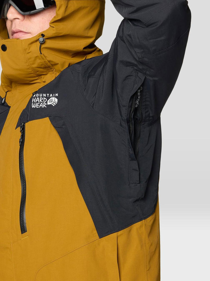 Mountain Hardwear First Tracks Insulated Jacket Winter 2026 | OLIVE GOLD/BLACK (255)