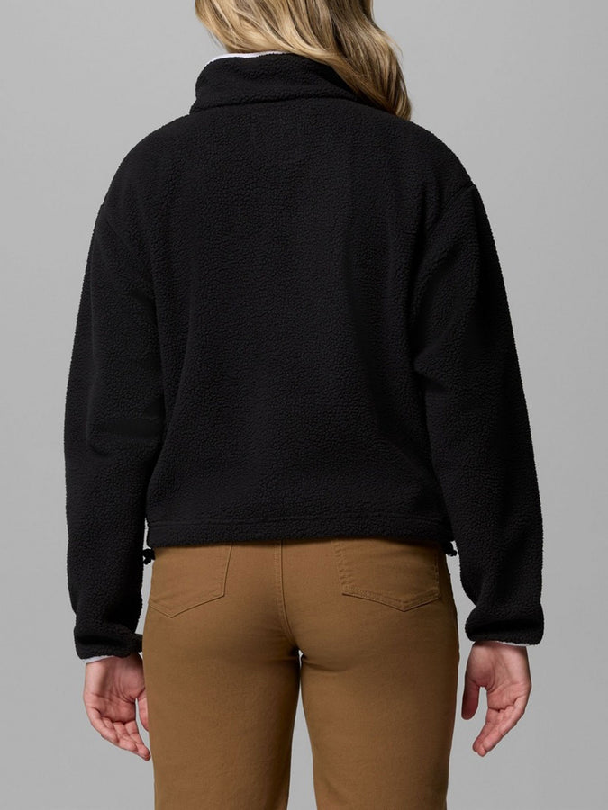 Columbia Helvetia II Cropped 1/2 Snap Fleece Jacket Fall 2026 | BLACK (013)