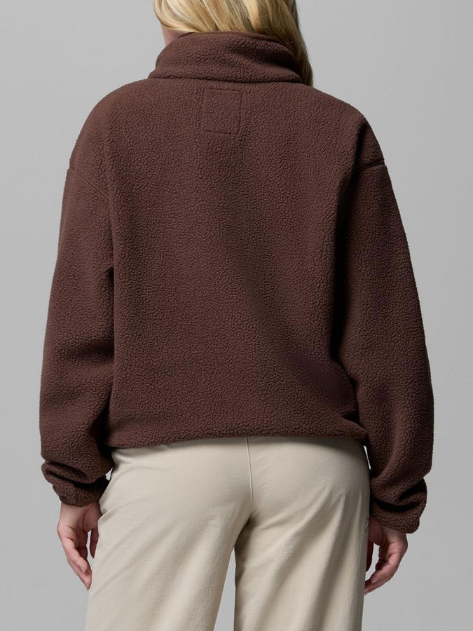 Columbia Helvetia II Cropped 1/2 Snap Fleece Jacket Fall 2026 | TOBACCO (258)