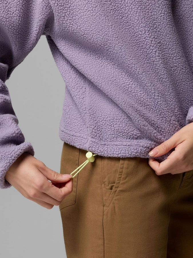 Columbia Helvetia II Cropped 1/2 Snap Fleece Spring 2026 | SHL PURPLE/LAVENDER/CTRN (555)