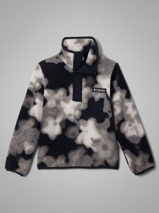Columbia Helvetia II Printed 1/2 Snap Polar Fleece Fall 2026 | BLACK DYE FLOWER/BLACK (010)