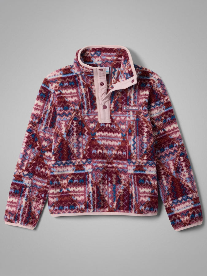 Columbia Helvetia II Printed 1/2 Snap Polar Fleece Fall 2026 | ANTIQUE MAUVE GEOMIX/PNK (551)