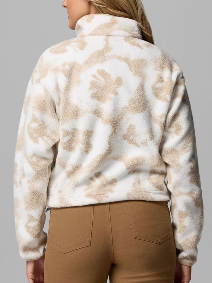 Columbia Helvetia II Printed Cropped 1/2 Polar Spring 2026 | SEA SALT SPRAYFLOWER (126)