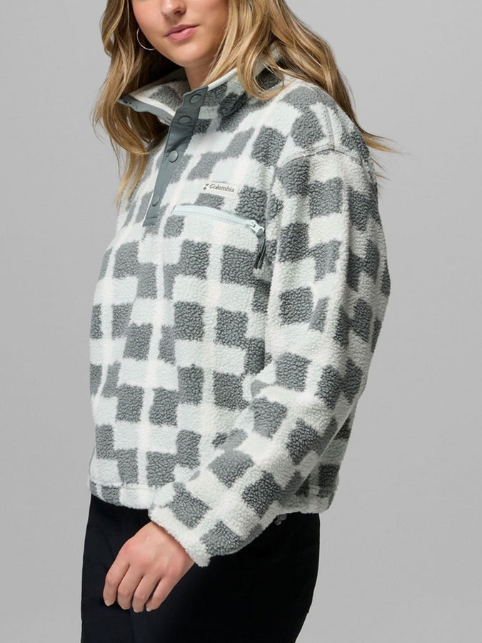 Columbia Helvetia II Printed Cropped Fleece Jacket Fall 2026 | SEDONA SAGE GEOSTACK (343)