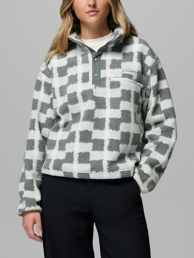 Columbia Helvetia II Printed Cropped Fleece Jacket Fall 2026 | SEDONA SAGE GEOSTACK (343)