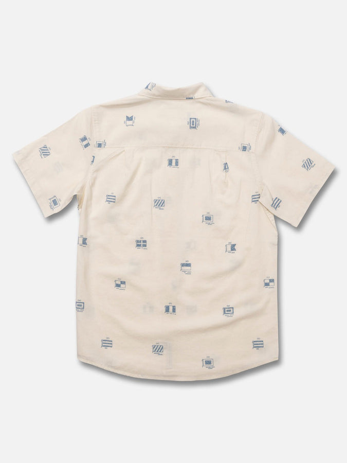 Salty Crew Session Short Sleeve Buttondown Shirt Fall 2025 | OFF WHITE