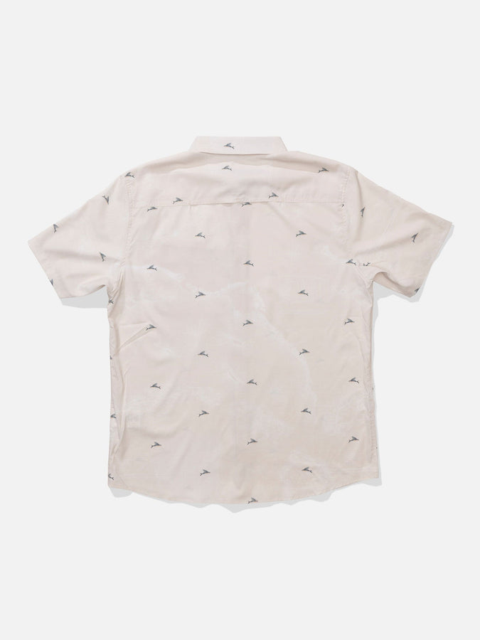 Salty Crew Flagship Uv Short Sleeve Buttondown Shirt Summer 2026 | NATURAL