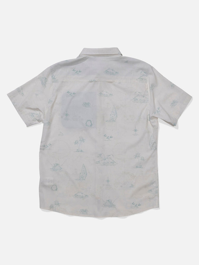 Salty Crew Flagship UV Short Sleeve Buttondown Shirt Spring 2026 | WHITE
