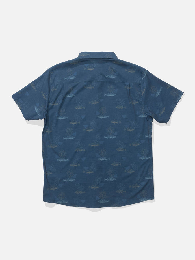 Salty Crew Breezer Perf Short Sleeve Buttondown Shirt Summer 2026 | NAVY