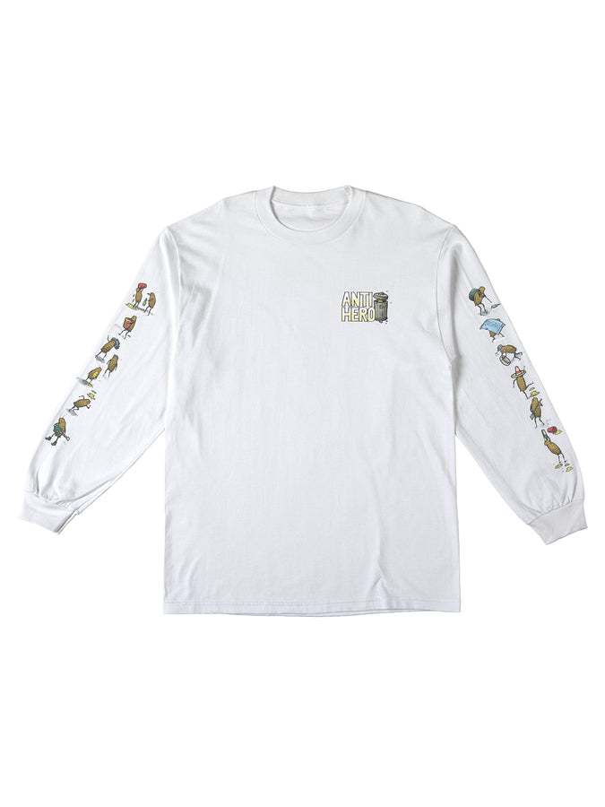 Anti Hero Roached Out Long Sleeve T-Shirt Spring 2024 | WHITE