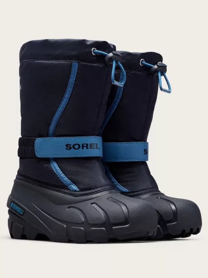 Sorel Flurry Winter Boots (Little Kids) 2026 | COLLGIATE NVY/ATMOSPHERE (464)