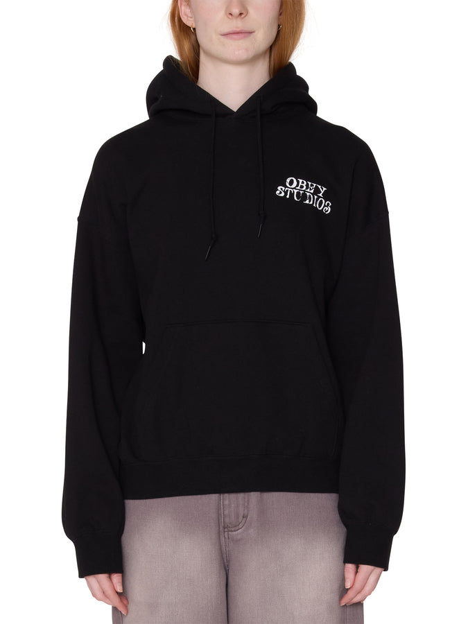 Obey Studios Baggy Relaxed Hoodie Spring 2026 | BLACK (BLK)
