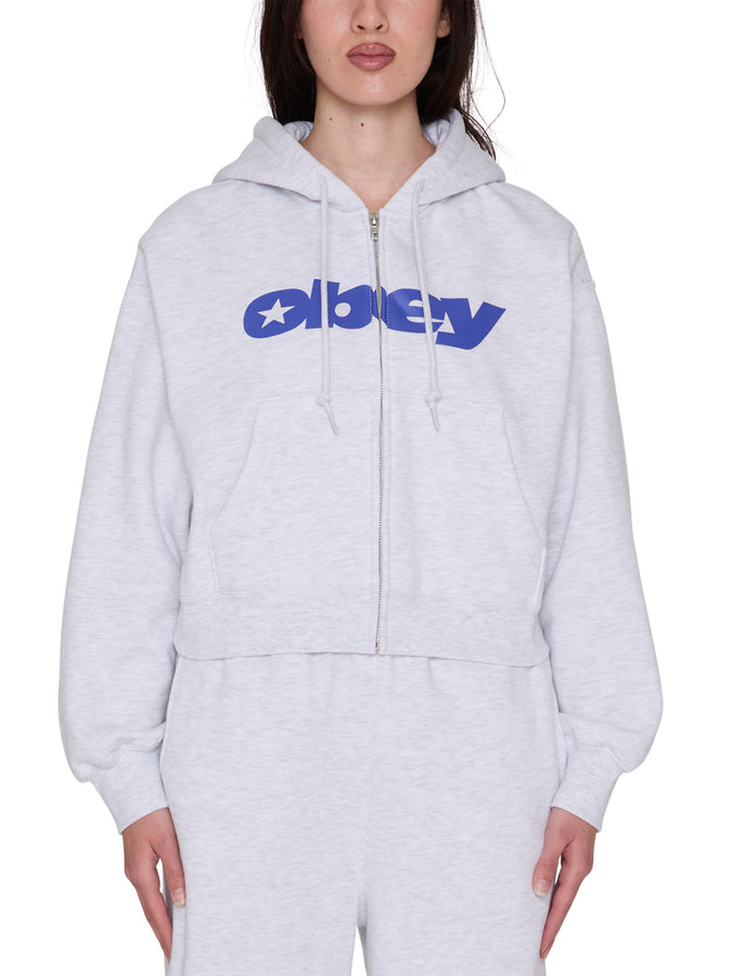 Obey Speed Star Zip Hoodie Fall 2026 | ASH HEATHER GREY (AHG)